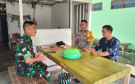 Bhabinkamtibmas Simo Ajak Masyarakat Manfaatkan Pekarangan untuk Ketahanan Pangan